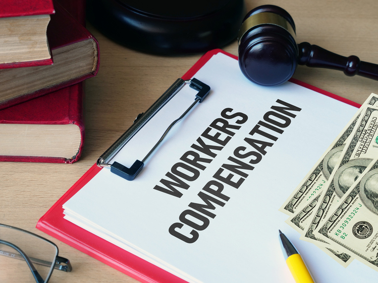 workers compensation is shown using the text